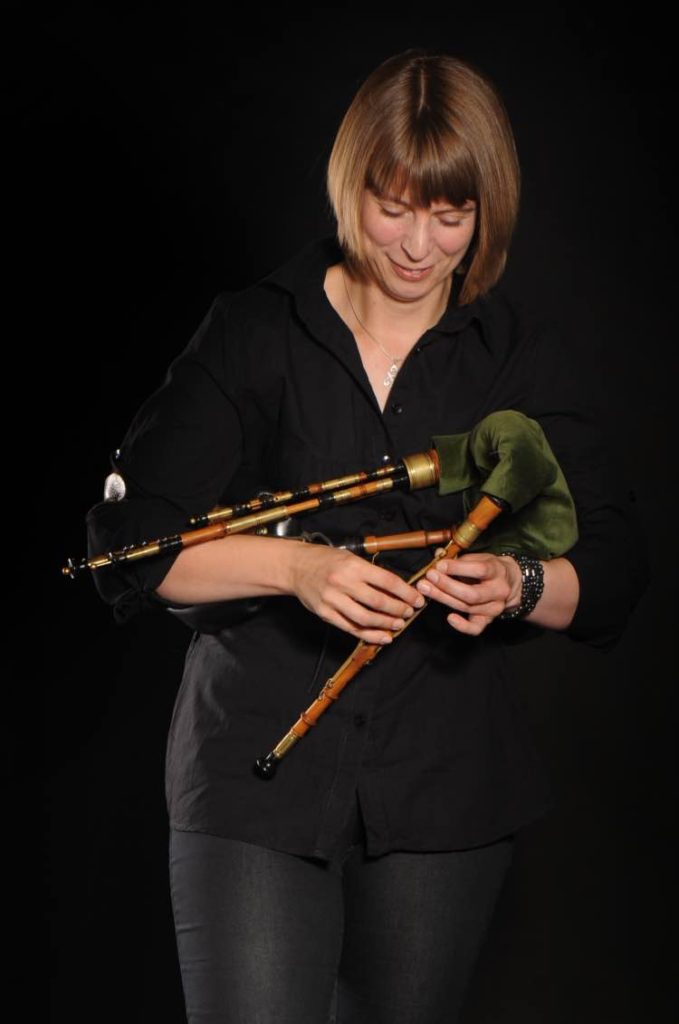 Northumbrian Smallpipes played by Becky Taylor made by Colin Ross